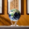 MOVA 4.5" Self-Rotating Globe Earth with Clouds, Light Powered