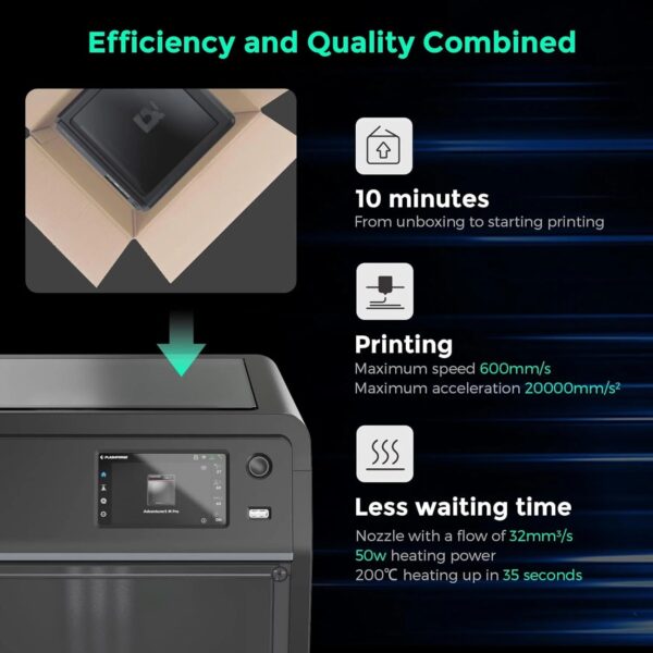 Adventurer 5M 3D Printer with Auto Leveling & High Speed