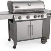Weber 62006001 Genesis II S-435 4-Burner Liquid Propane Grill, Stainless Steel