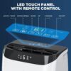 Portable Air Conditioner Cools Up to 700 Sq.Ft, 3-IN-1 Energy Efficient Portable AC Unit with Remote Control & Installation Kits for Large Room,...