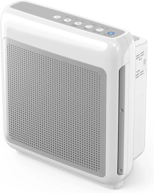 Air Purifiers for Home Up to 1,748ft , True HEPA Filter for Smoke, Allergies, Pet Dander, Odor, Air Quality Monitor, Auto&Eco Mode, Timer, Filter...