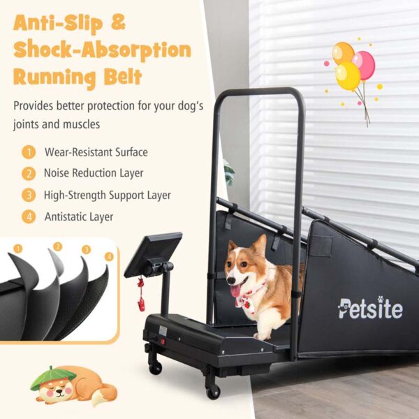 200 Lbs Dog Treadmill Pet Running Machine Indoor Pet Exercise Equipment With Remote Amp 14039039 Lcd Screen