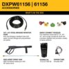 4400 PSI 4.0 GPM Gas Cold Water Pressure Washer with DEWALT 420cc Engine DXPW61156