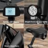EB3 Electric Bike Adults 21mph, 500W Peak Motor, 270Wh Battery, Rear Suspension, 3 Levels Assist, 14" Folding Ebike for Adults and Teens, Complies...