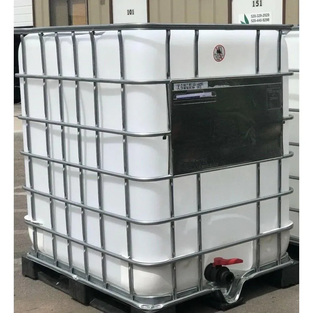 d90129fca118a4117d46af96f4d4834e86042fe526bb6d11d4bbcc59ec6648ba 330 Gallon Food Grade IBC | Drinking Water, Rainwater Harvesting Container