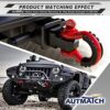 AUTMATCH D Ring Shackle 3/4" Shackles (2 Pack) 41,887Ibs Break Strength with 7/8" Screw Pin