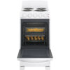 20 in. 4 Burner Element Free-Standing Electric Range in White