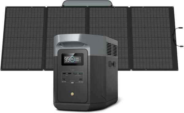 Portable Power Station Delta 2 Max 2400W Solar Generator