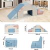 4 in 1 toddler foam climbing blocks, indoor soft climbing and crawling toys