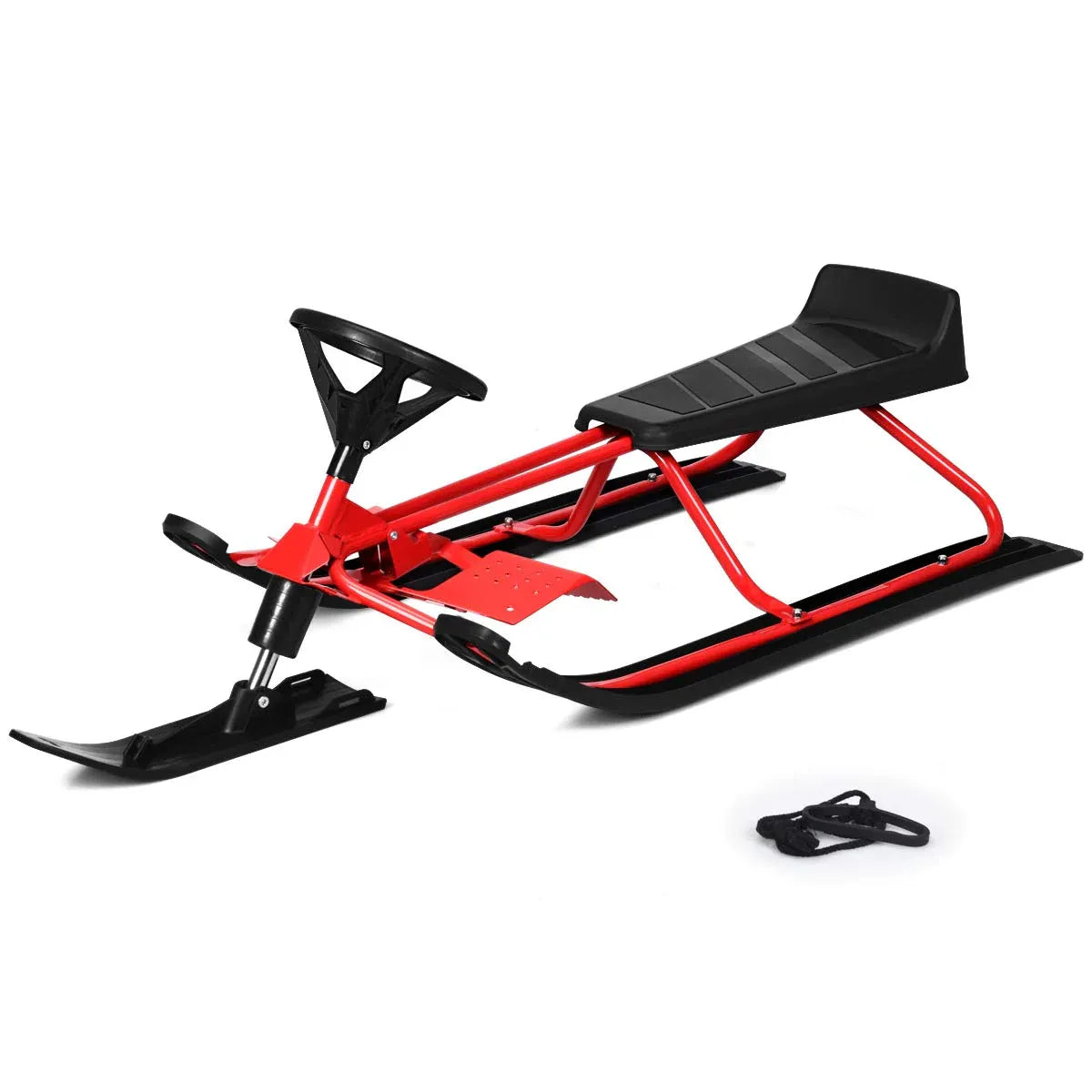 dbd221bf1387a2cc1473a763c66f5a987c8c15859a0878862a1a815e6b72fadf Snow Racer Sled, Ski Sled Slider Board with Twin Brakes