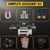 18000LBS Electric Winch 12V Steel Cable Off-road ATV UTV Truck Towing Trailer