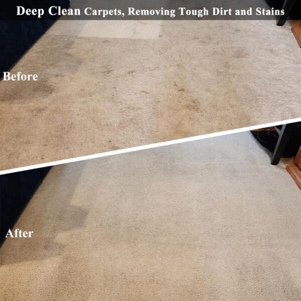 Commercial Floor Scrubber Machine with Brushes and Pads, Heavy Duty Floor Buffer Polisher and Cleaner- Deep Cleaning Tile and Grout, Hardwood...