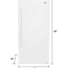 14.1 Cu. ft. White Frost-free Upright Freezer FUF14DLRWW