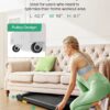 UREVO Smart Walking Pad, Compact Under Desk Treadmill