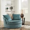 Oversized Swivel Accent Chair