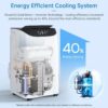 Portable Air Conditioner Cools Up to 700 Sq.Ft, 3-IN-1 Energy Efficient Portable AC Unit with Remote Control & Installation Kits for Large Room,...