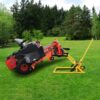 Lawn Mower Lift with Hydraulic Jack, 26 Inches Lawn Mower Lift, Welded Solid Steel Construction, Weight Capacity 500 LBS, for Riding Lawn Mowers...