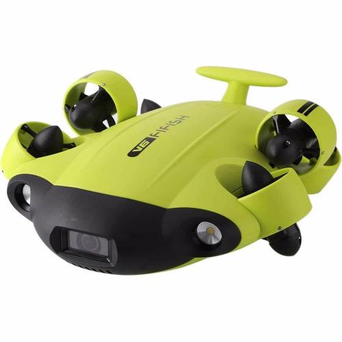V6 4K UHD Underwater Drone with 328ft Depth, 162 Wide-Angle Lens, 6 Thrusters & 4000-Lumen Lights