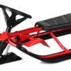 Snow Racer Sled, Ski Sled Slider Board with Twin Brakes