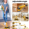 6000mAh Battery Electric Mop M1, 800RPM Cordless Electric Power Scrubber & Mops for Floor Cleaning, Best Automatic Spin Mops with Smart...