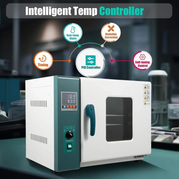 110V 1000W Horizontal Electric Blast Drying Oven 45L/12Gal Lab Forced Air Convection Drying Oven with Intelligent Temperature Controller for...