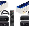 IPTV Box + in Built WiFi + HDMI Cable + Remote + Power Adapter