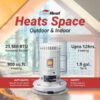 23,500 BTU Indoor Outdoor Convection Kerosene Heater, 2 Pack