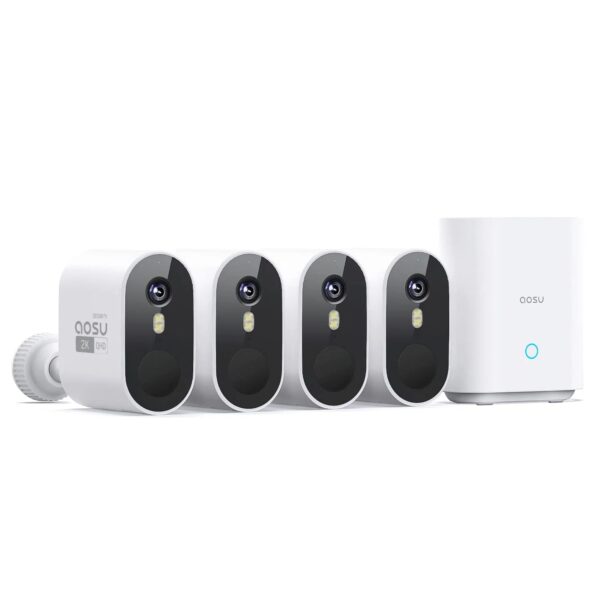 AOSU Security Cameras Wireless Outdoor Home System