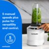 nutribullet SmartSense Blender Combo, 1400 Watt Gunmetal