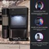 GE Profile Opal 2.0 XL with 1 Gallon Tank, Chewable Crunchable Countertop Nugget Ice Maker, Scoop included, 38 lbs in 24 hours, Pellet Ice Machine...