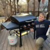 Blackstone 3-Burner 28" XL Griddle with Hood in Black
