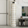 Large-capacity multi-layer rotating disinfection shoe cabinet [with mirror + deodorizer]