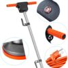 Commercial Floor Scrubber Machine with Brushes and Pads, Heavy Duty Floor Buffer Polisher and Cleaner- Deep Cleaning Tile and Grout, Hardwood...
