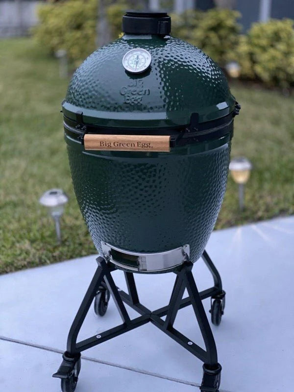 eaaaff0074df3157c86f0fa4386b82940d622126a8781a70b19d3b0d603d090e brand new big green egg grill smoker with new accessories