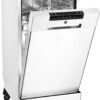 Portable Dishwasher, 18in Wide, 8 Place Settings Capacity, White