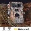 5-Pack Game & Deer Trail Cameras 16MP 1920x1080P Video Hunting Wildlife Cams Time Lapse with Night Vision