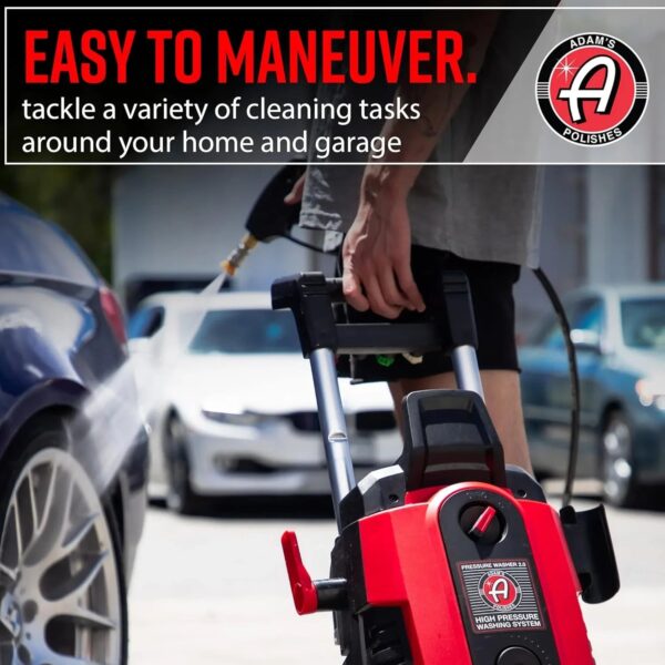 Electric Pressure Washer 2.0, Powerful 1.4 GPM 2000 PSI Car Pressure Washer Sprayer, Snub Nose & Tip Attachment, Use,Car Soap, Patio Boat RV...