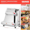 Commercial Pizza Dough Roller Sheeter, Max 16, Automatic 370W Electric Pizza Dough Roller, Stainless Steel, Suitable for Noodle, Pizza Bread and...
