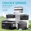 EUHOMY 12 Volt Refrigerator, 37QT(35L) Electric Cooler, Portable Freezer 12V/24V DC 110-240V AC, 12V Fridge -4 ~68 , 12V Cooler with Wheels & 2...
