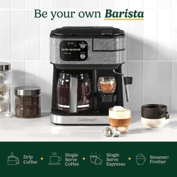 Coffeemaker 4-In-1 Coffee Center Barista Machine