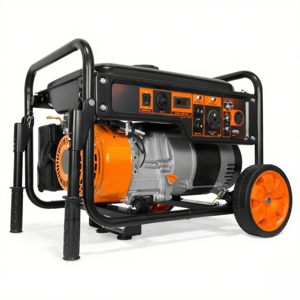 ee14575e4acf6f418b992d66350a0bf017abb6194397999f68e60444ccdd4b0b-1 6000-Watt RV-Ready Portable Generator with Wheel Kit Carb Compliant