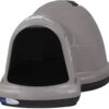 Petmate Indigo Dog House (Igloo Dog House, Made in USA with 90% Recycled Materials, All-Weather Protection Pet Shelter) for XL Dogs -90 to 125...