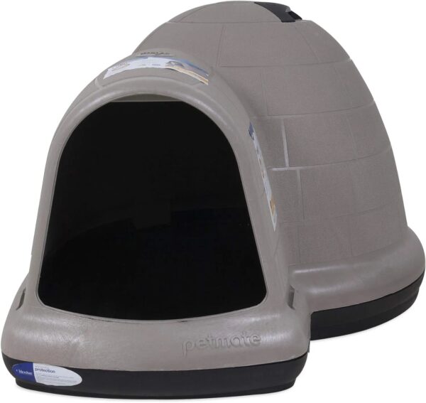 Petmate Indigo Dog House (Igloo Dog House, Made in USA with 90% Recycled Materials, All-Weather Protection Pet Shelter) for XL Dogs -90 to 125...