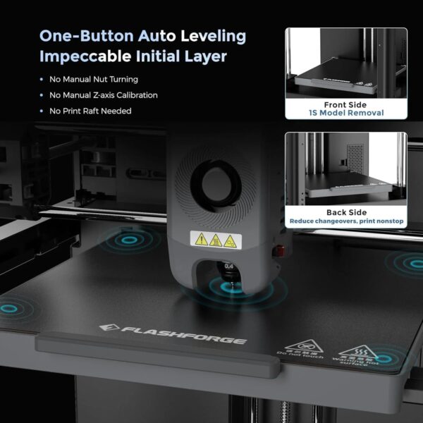 Adventurer 5M 3D Printer with Auto Leveling & High Speed