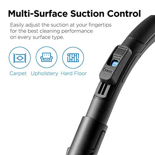 Eureka WhirlWind Bagless Canister Vacuum Cleaner, Lightweight Vac for Carpets