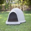 Petmate Indigo Dog House (Igloo Dog House, Made in USA with 90% Recycled Materials, All-Weather Protection Pet Shelter) for XL Dogs -90 to 125...