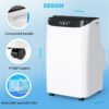Portable Air Conditioner Cools Up to 700 Sq.Ft, 3-IN-1 Energy Efficient Portable AC Unit with Remote Control & Installation Kits for Large Room,...
