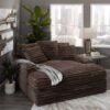 Nestle Chaise Lounge With Dual Cupholders And Charging Ports