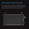 AC Infinity Air Carbon Filter 12" with Premium Australian Virgin Charcoal, for Inline Duct Fan