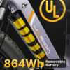 Thunder Electric Bike 1500W 30+MPH 80Miles Range Fat Tire Hydraulic Disc Brakes